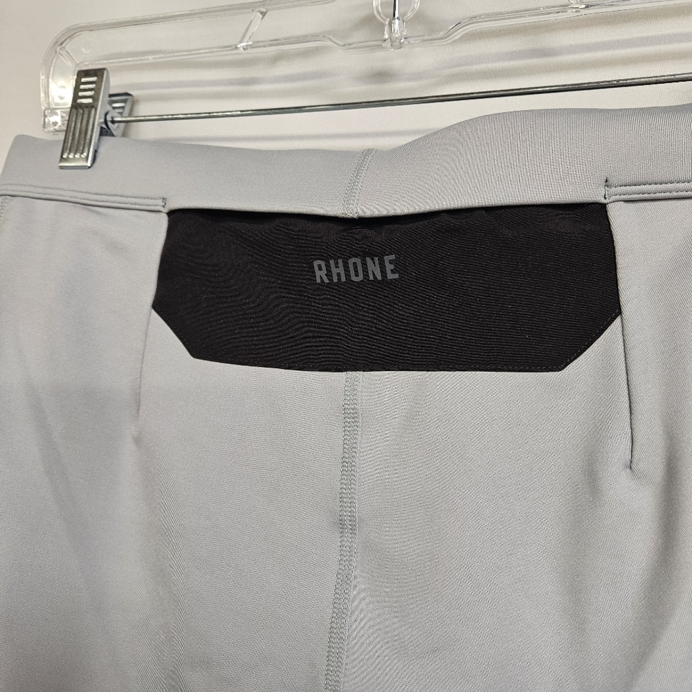 Rhone NWT Compression Thermal Run Fleece Tight Mens Size XLARGE Abyss Gray New - Picture 4 of 13